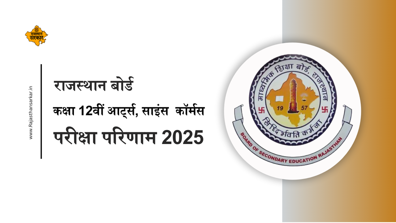 Rajasthan Board 12th Result 2025