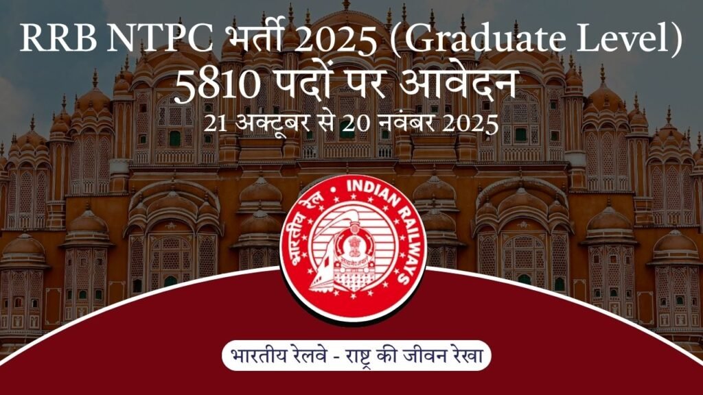 RRB NTPC भर्ती 2025