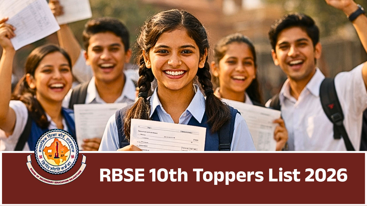 RBSE 10th Toppers List 2026